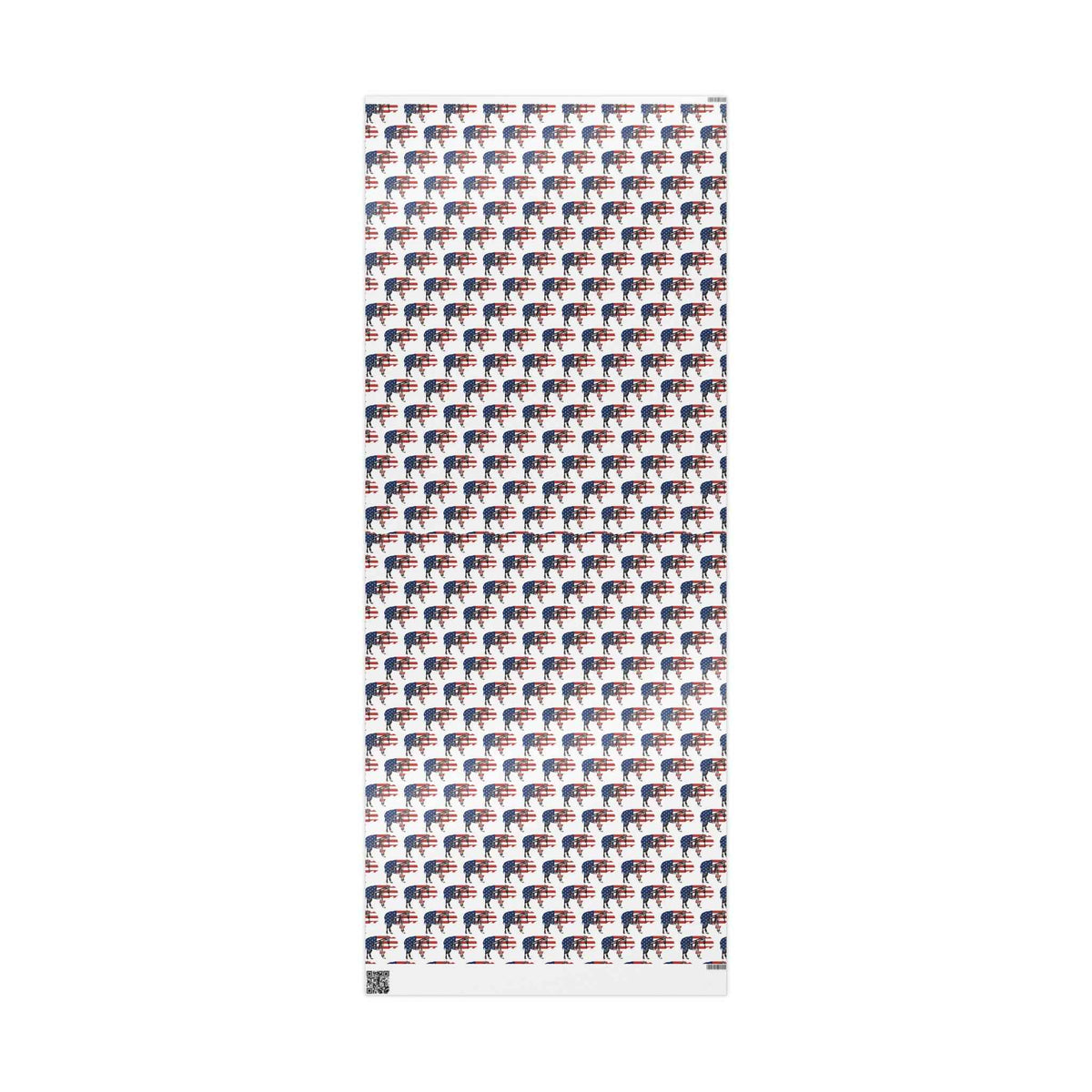 Unique Wrapping Papers - Wyoming Buffalo, Black Gold, Blue Collar, Oilfield, American Flag & Pumpjack Design,Roughneck, Wyoming