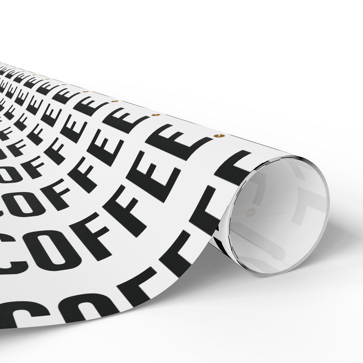 Coffee Lover Typography Matte Wrapping Paper