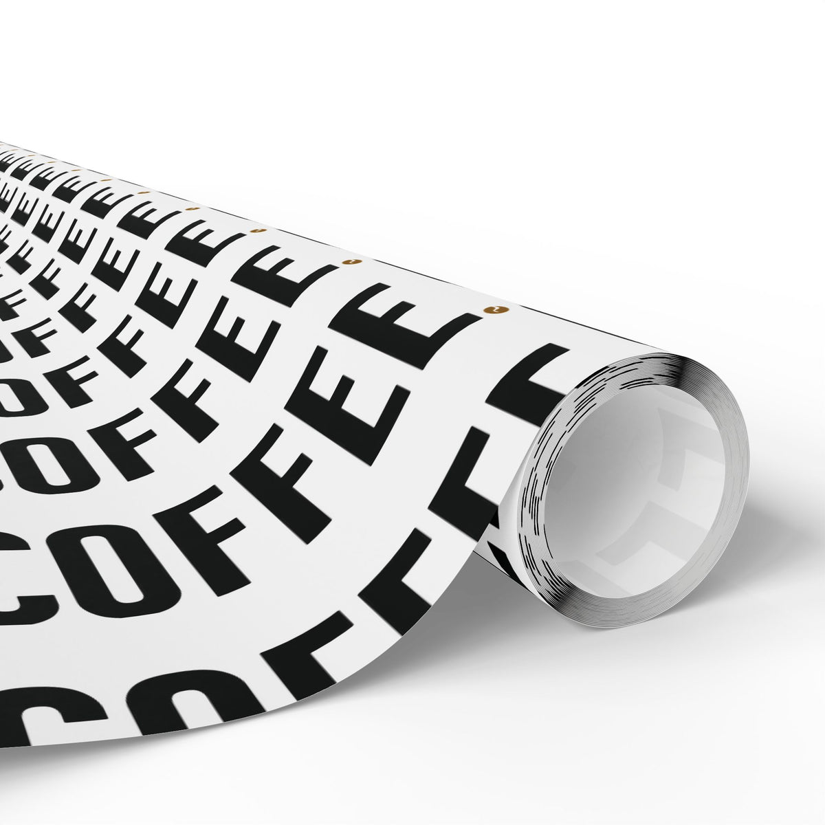 Coffee Lover Typography Matte Wrapping Paper