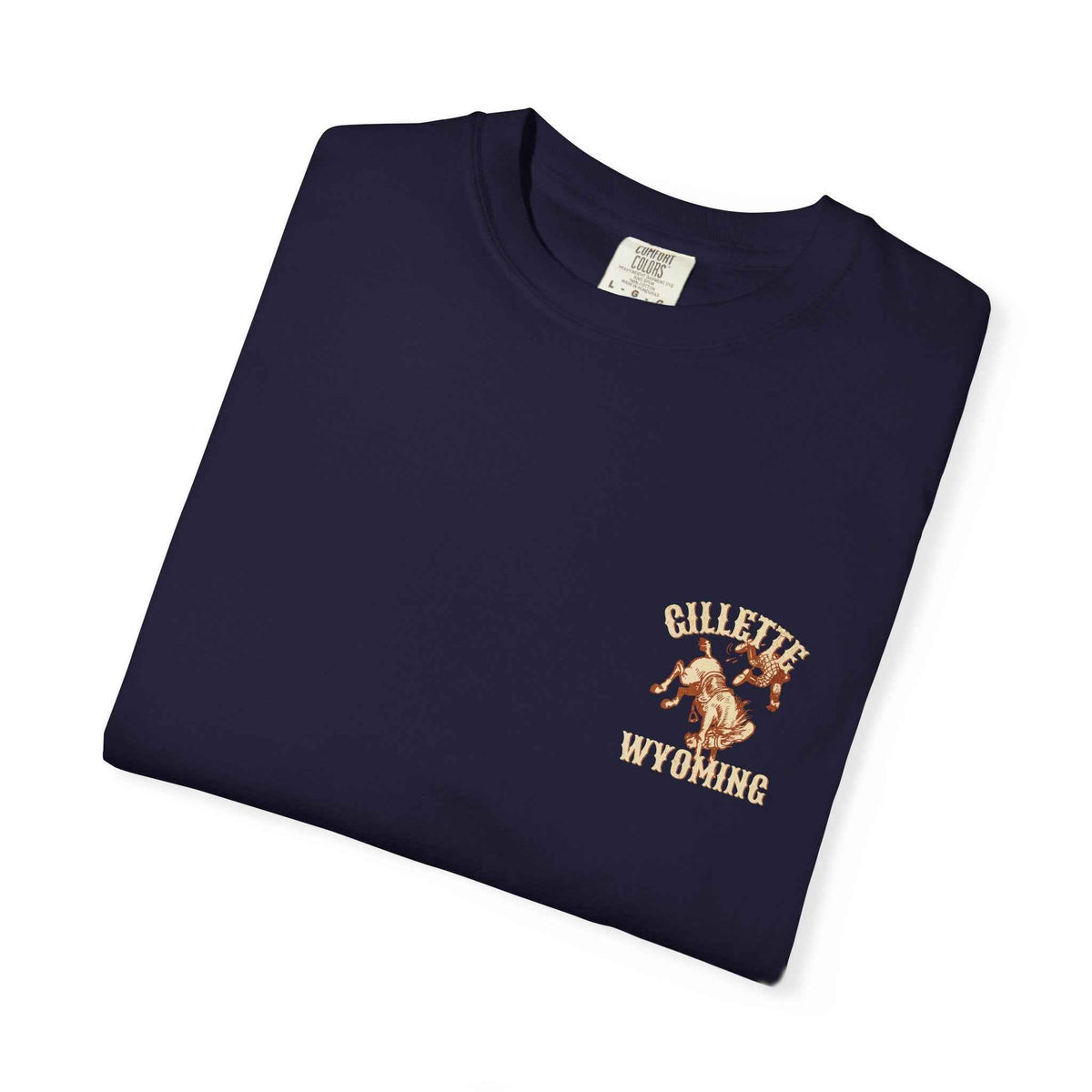 Bronco Billy's Gillette Wyoming Western Graphic T-Shirt — Historic Drive-In Diner Tribute