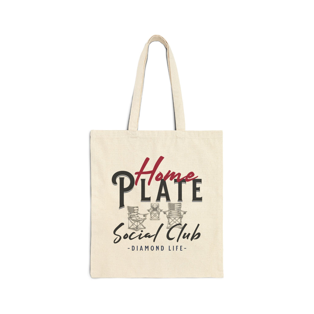 Home Plate Social Club Canvas Tote Bag – Diamond Life