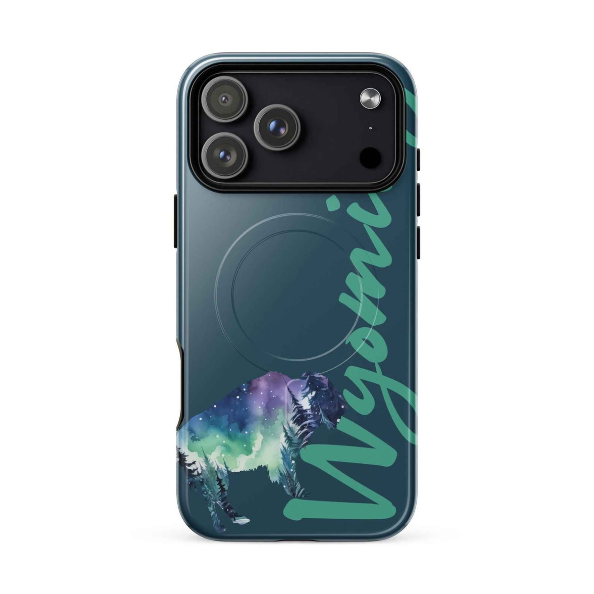 Wyoming Buffalo iPhone Case – Starry Night Western MagSafe Cover