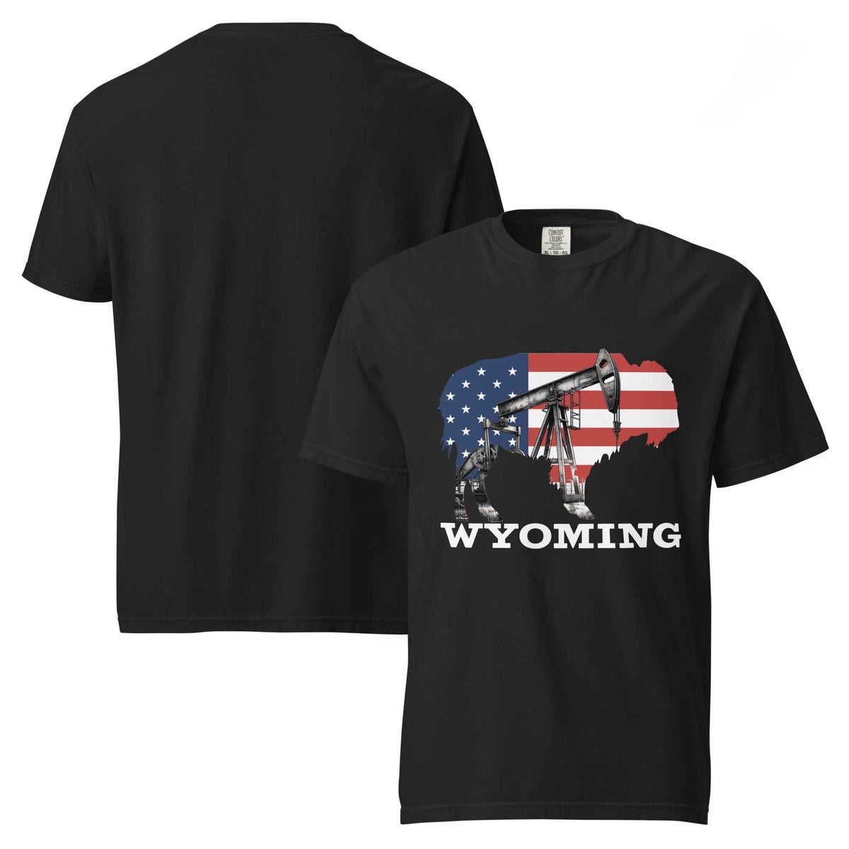 Wyoming Buffalo T-Shirt: Bold Style Meets Unmatched Comfort for the Blue Collar Worker