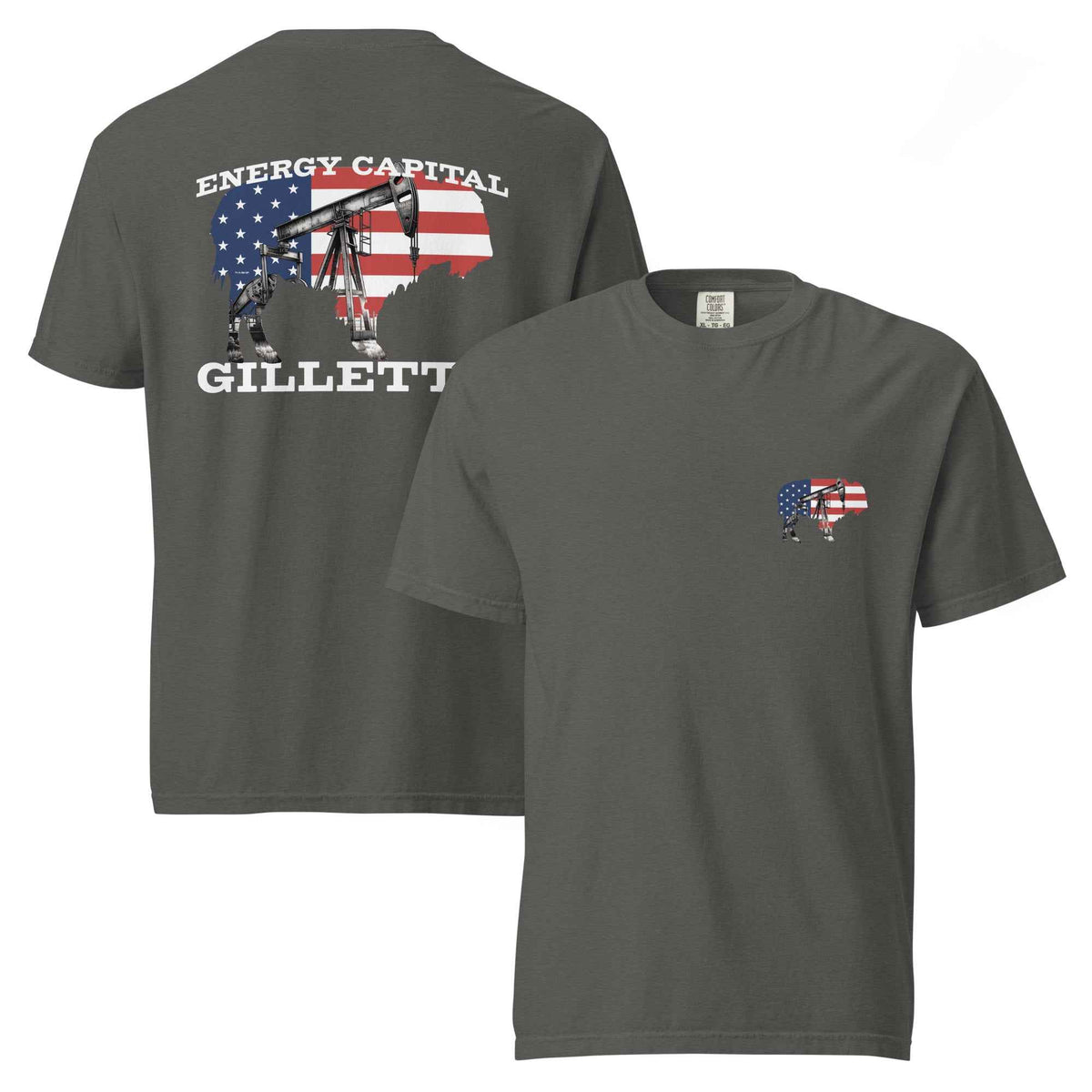 Gillette Wyoming Energy Capital Tee: Celebrate Your Blue Collar Spirit with Style