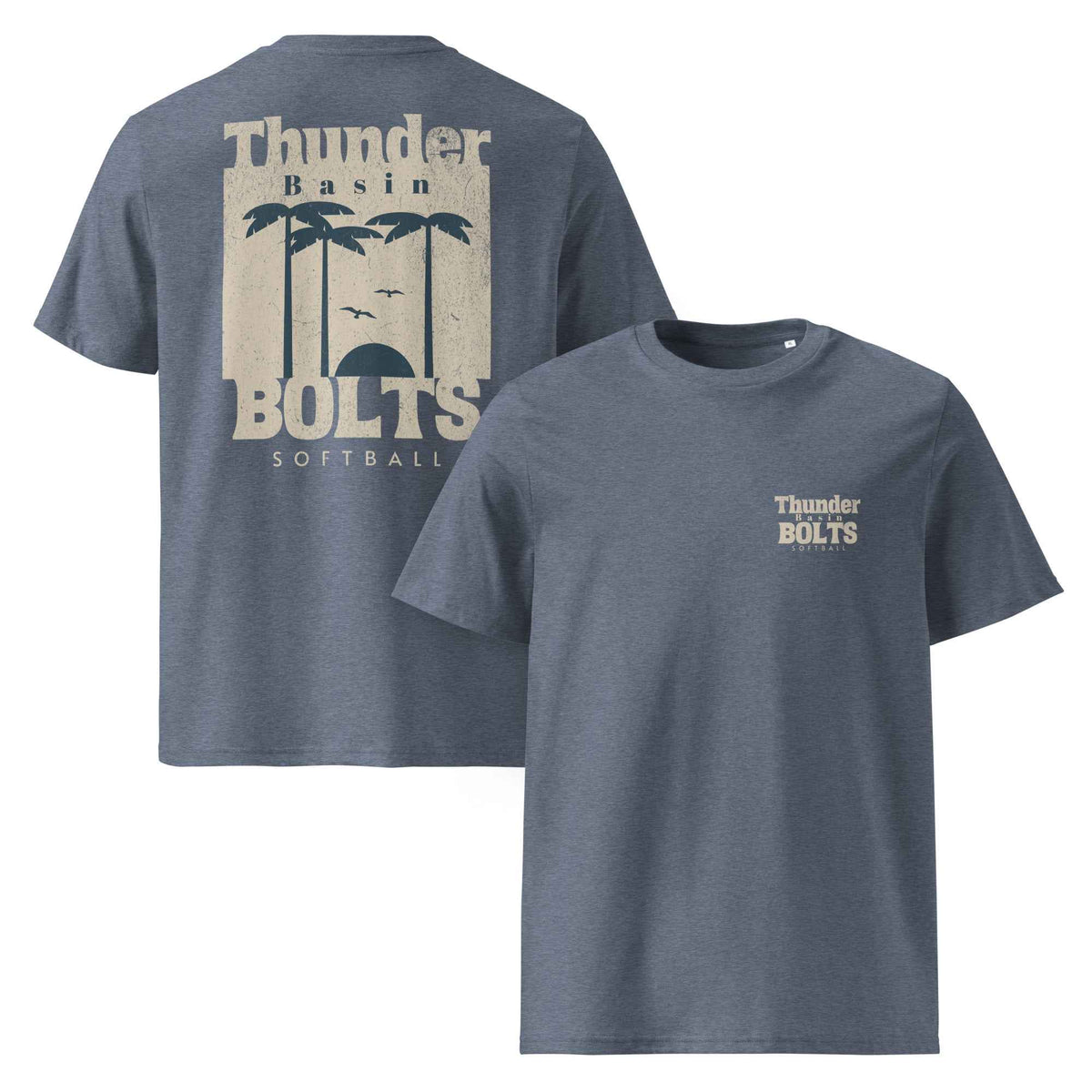 Thunder Basin Bolts Softball Beach Organic Tshirt
