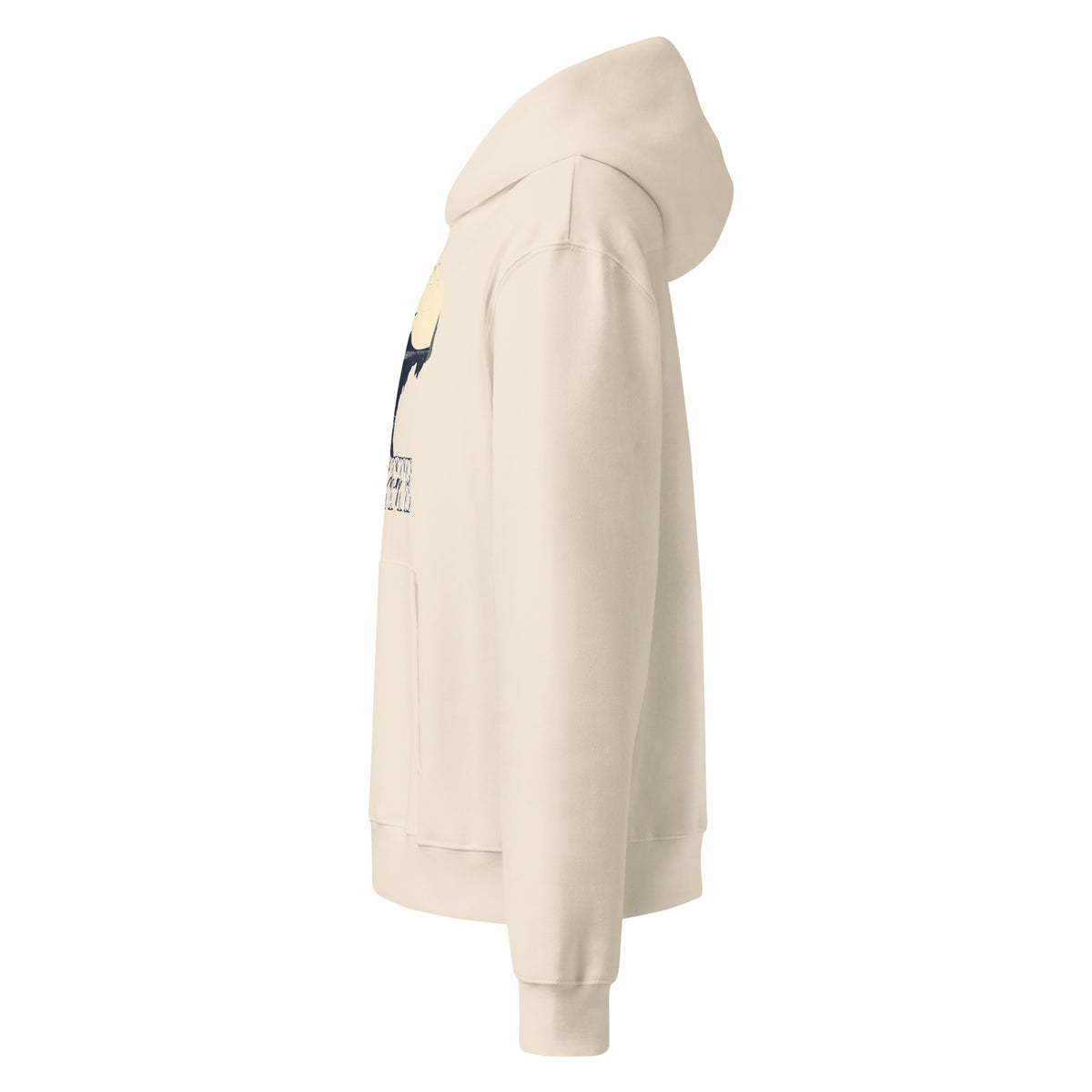 Gillette Wyoming Buffalo Horizon Oversized Heavyweight Hoodie – Cream - TPJ's Design