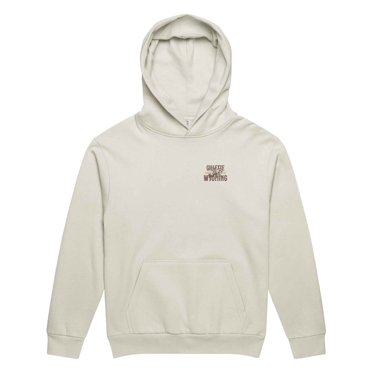 Gillette Wyoming Cowboy Hoodie – Lincoln Livestock Heavyweight Pullover