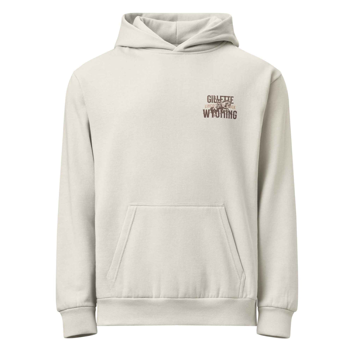 Gillette Wyoming Cowboy Hoodie – Lincoln Livestock Heavyweight Pullover