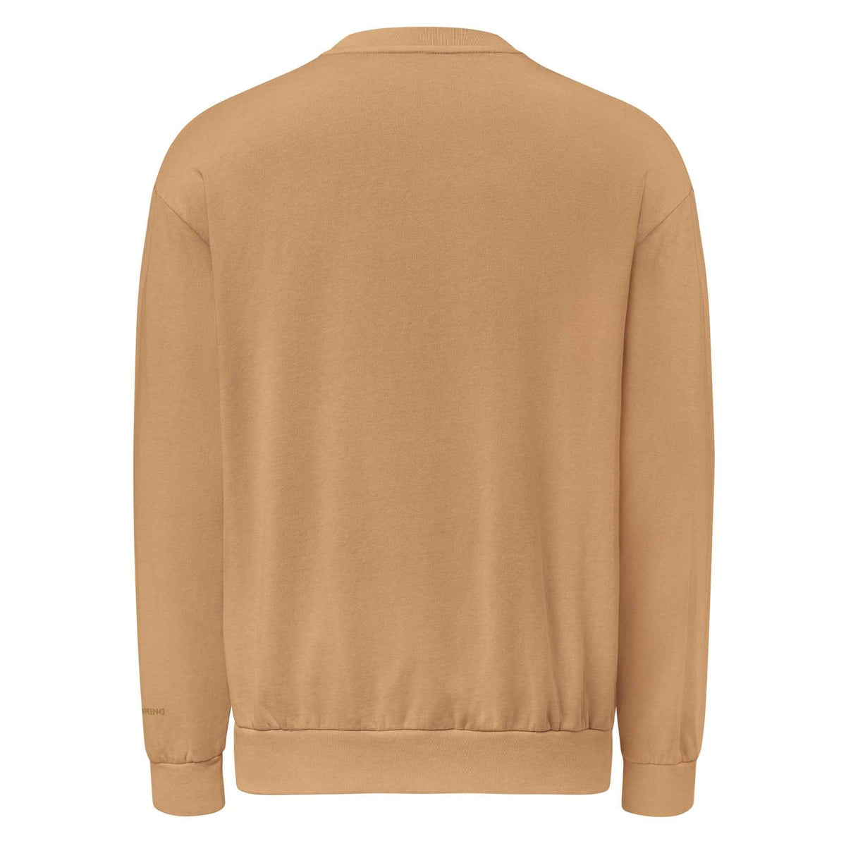 Tan Crewneck Sweatshirt: Embrace Comfort and Style with Stay Wild Embroidery