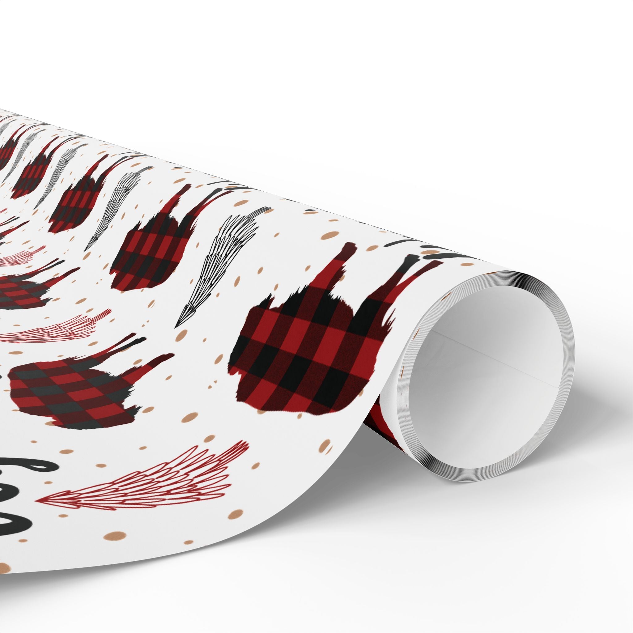 Wrapping Papers, Christmas Gift Wrap, Buffalo Plaid Wyoming Buffalo, Black Red Kraft Paper Brown, Holiday Wrapping, Gift Packaging