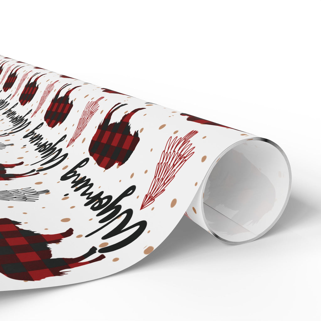 Wrapping Papers, Christmas Gift Wrap, Buffalo Plaid Wyoming Buffalo, Black Red Kraft Paper Brown, Holiday Wrapping, Gift Packaging