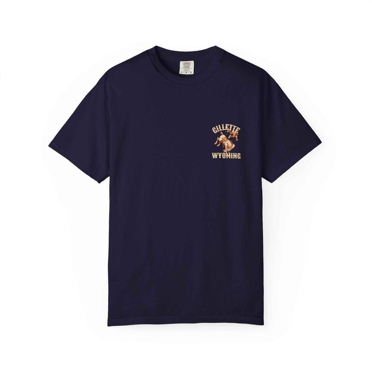 Bronco Billy's Gillette Wyoming Western Graphic T-Shirt — Historic Drive-In Diner Tribute