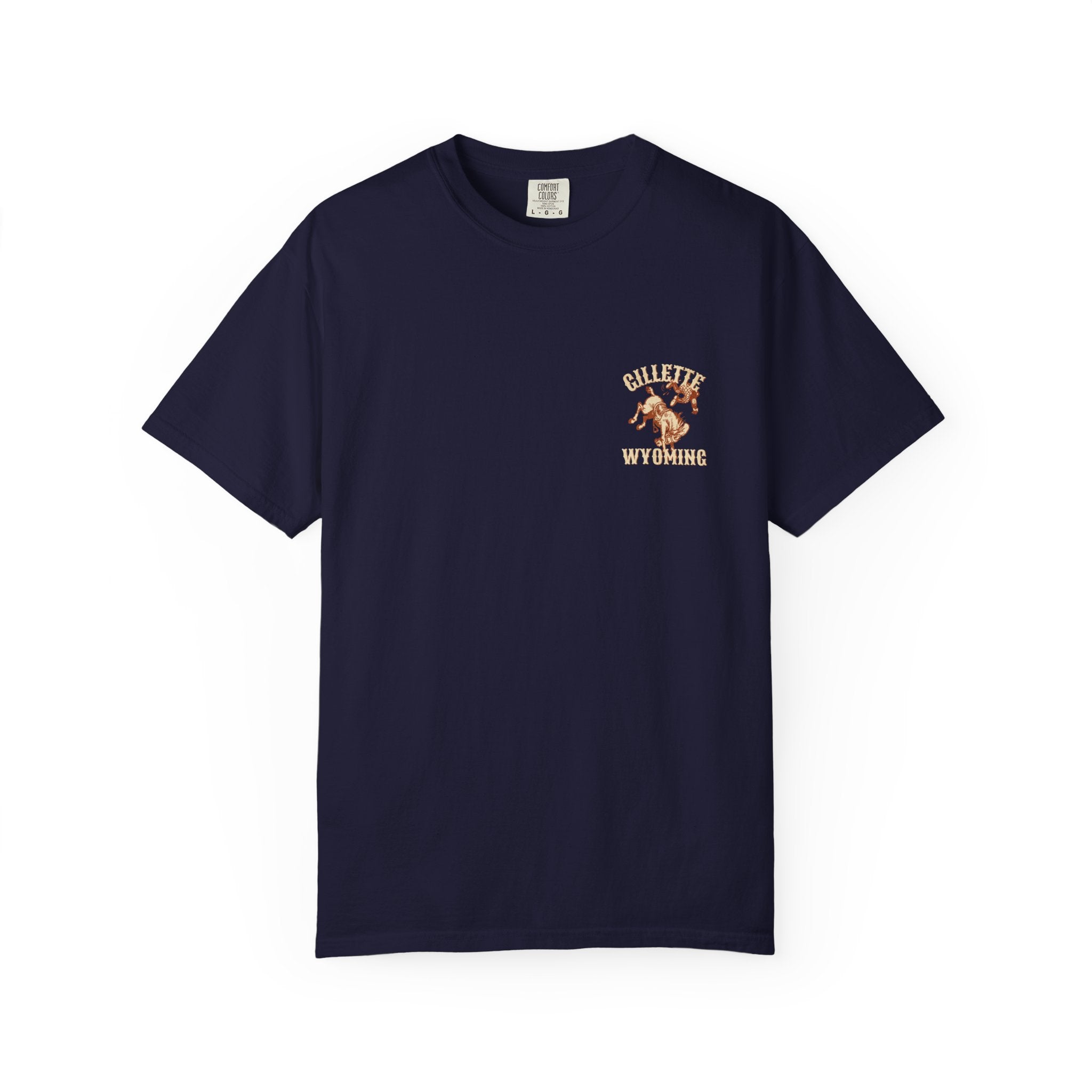 Bronco Billy's Gillette Wyoming Western Graphic T-Shirt — Historic Drive-In Diner Tribute