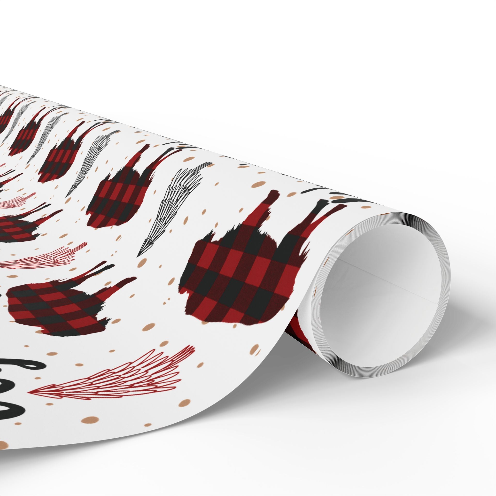 Wrapping Papers, Christmas Gift Wrap, Buffalo Plaid Wyoming Buffalo, Black Red Kraft Paper Brown, Holiday Wrapping, Gift Packaging