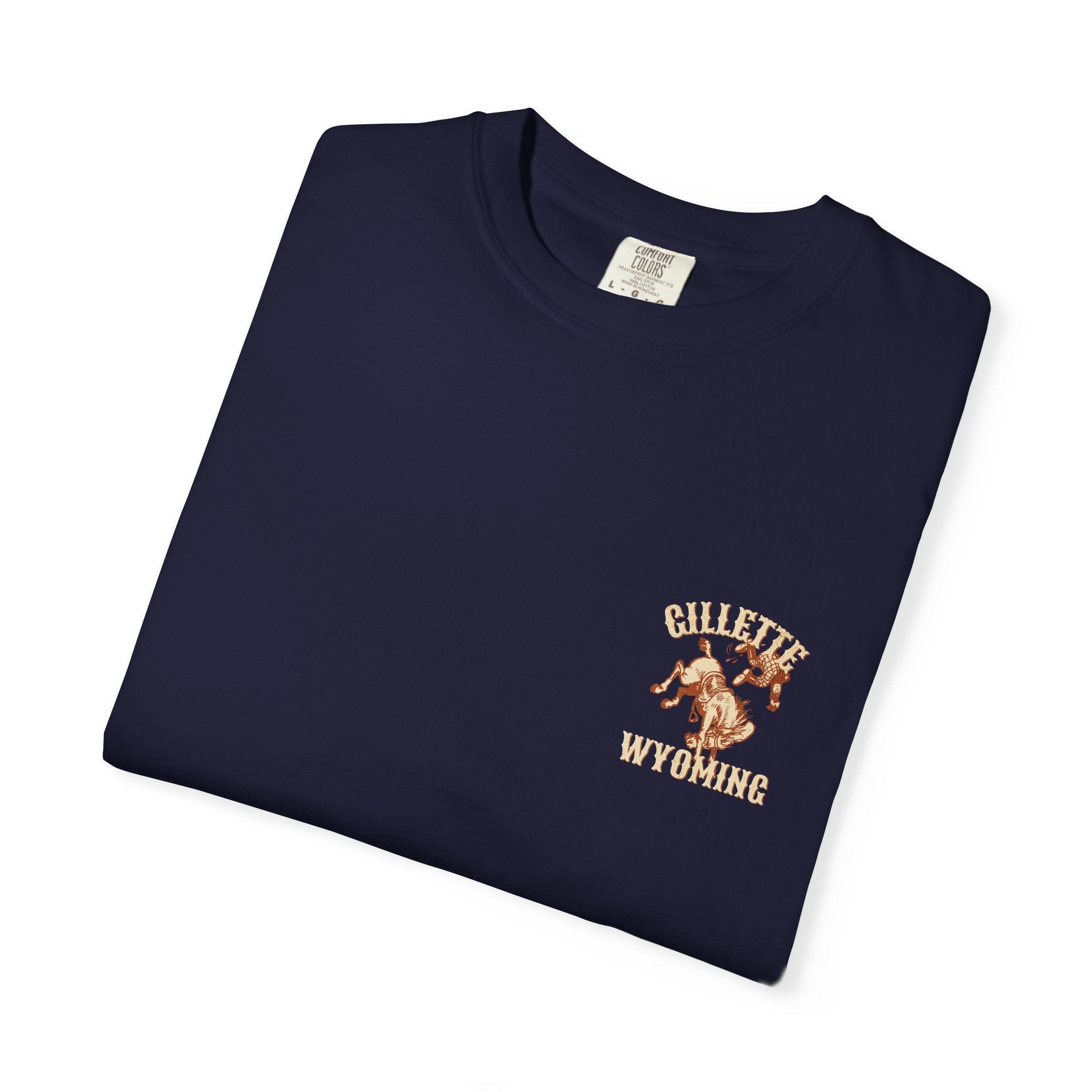 Bronco Billy's Gillette Wyoming Western Graphic T-Shirt — Historic Drive-In Diner Tribute
