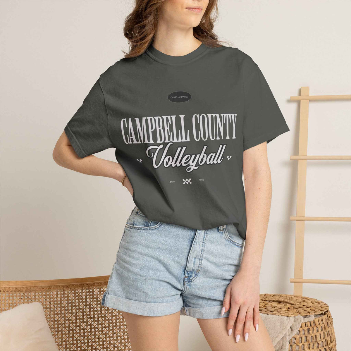 Campbell County Volleyball T‑Shirt — Vintage Team Tee