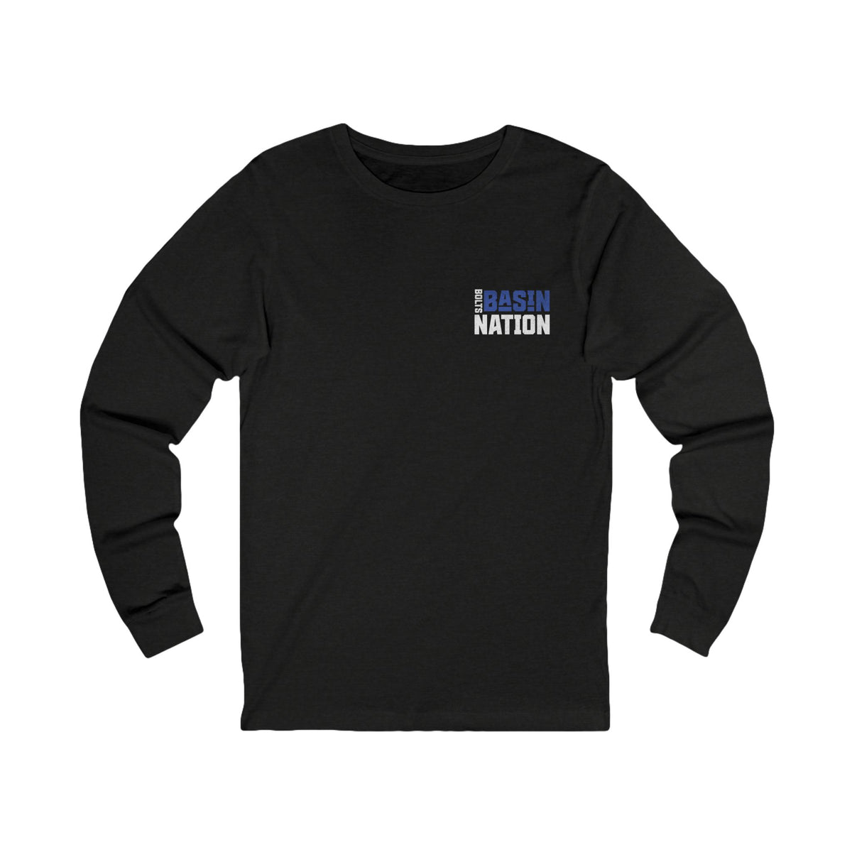 Thunder Basin Bolts Basin Nation Basketball Long Sleeve Tee