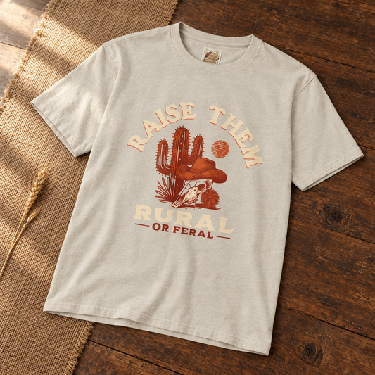 Rural or Feral Western Graphic T-Shirt