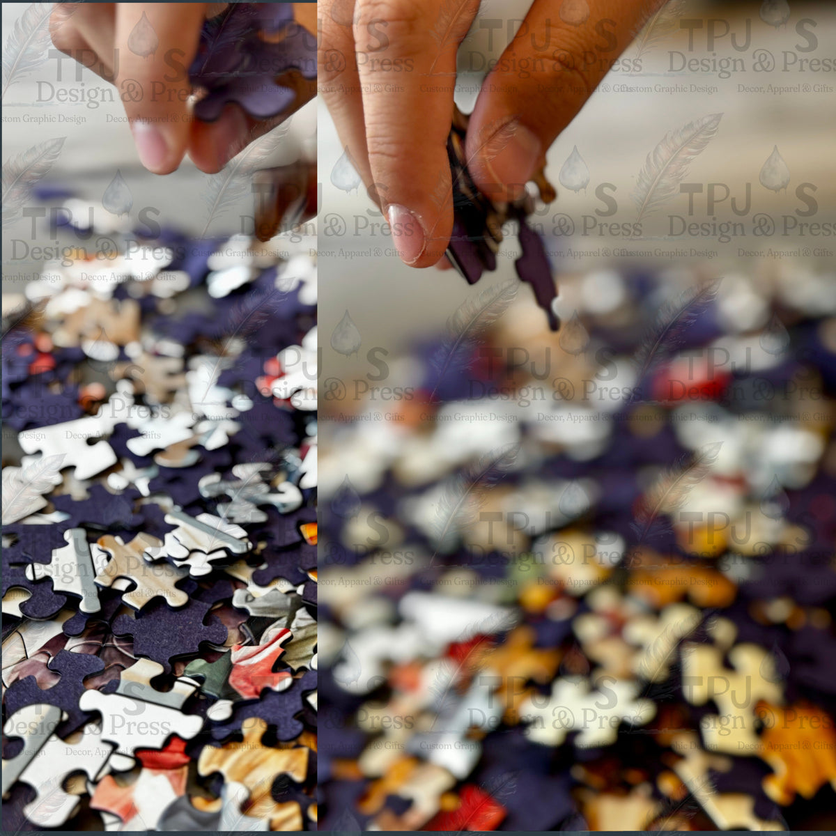 Wyoming Bouquet Buffalo Jigsaw Puzzle, 500 Piece Difficult Adult Puzzle