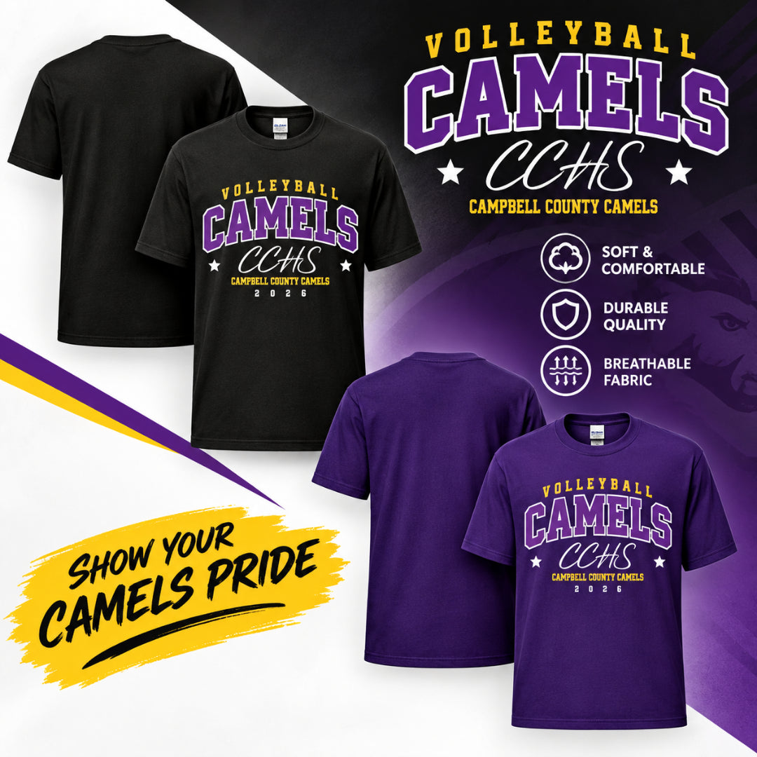 Campbell County Camels Volleyball 2026 T-Shirt