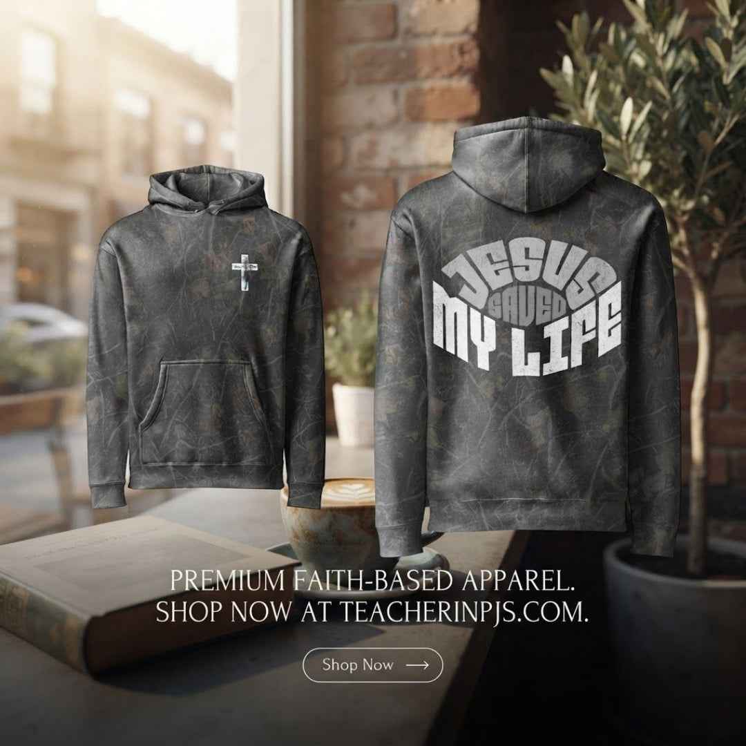 Jesus Saved My Life Urban Heavyweight Hooded Sweatshirt