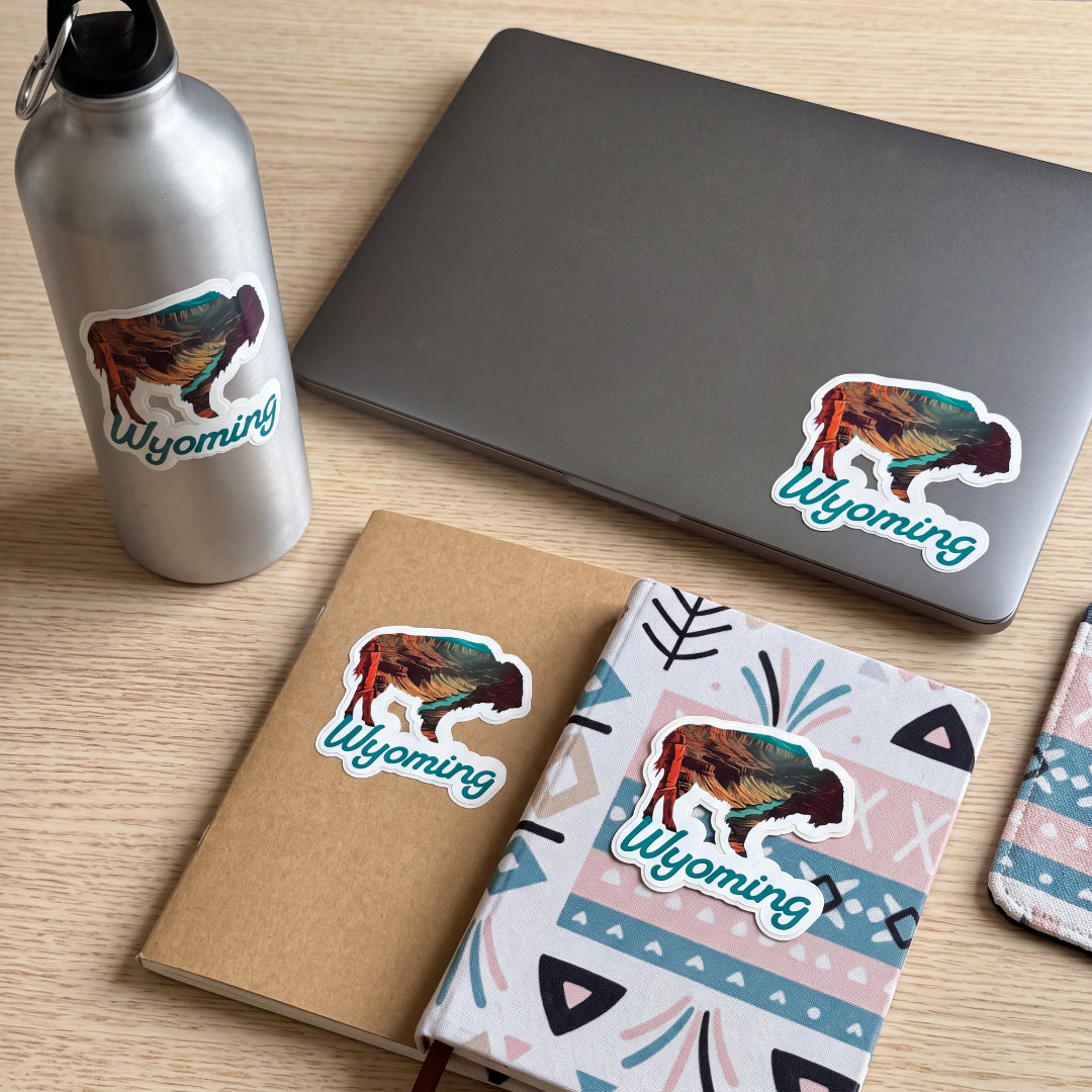 Canyon Buffalo 3" Vinyl Sticker