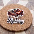 Red Canyon Wyoming Buffalo 3.5" Vinyl Sticker