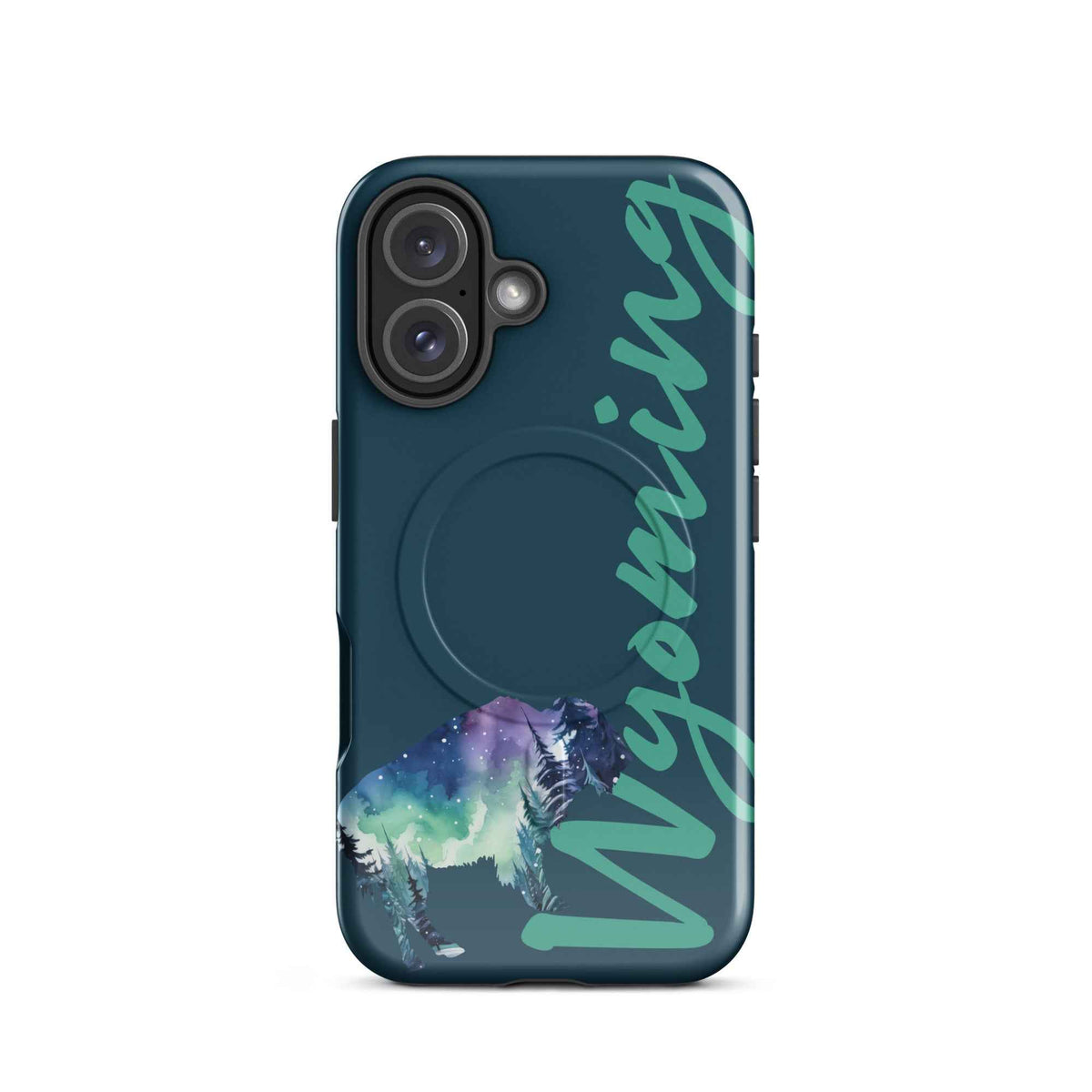 Wyoming Buffalo iPhone Case – Starry Night Western MagSafe Cover