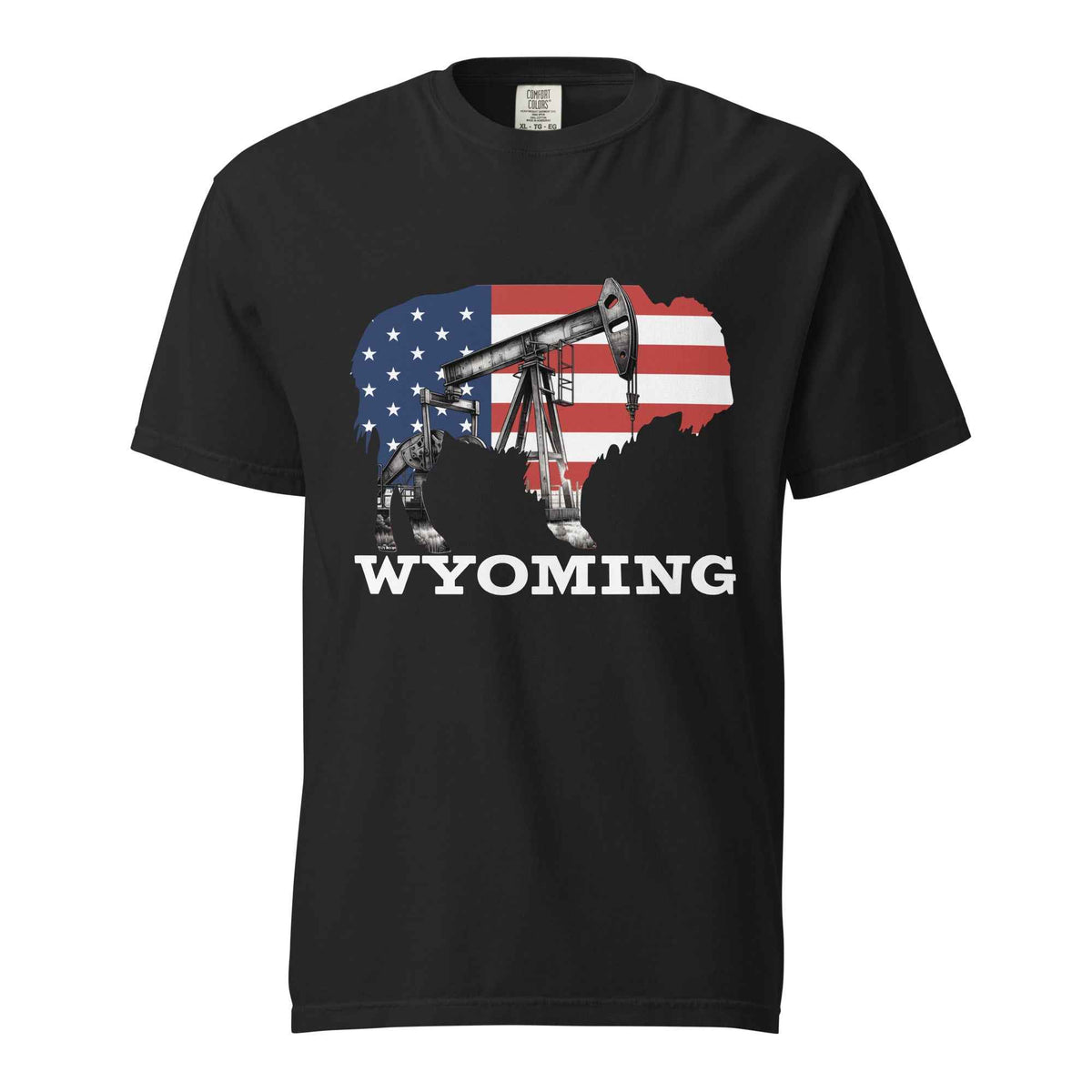 Wyoming Buffalo T-Shirt: Bold Style Meets Unmatched Comfort for the Blue Collar Worker