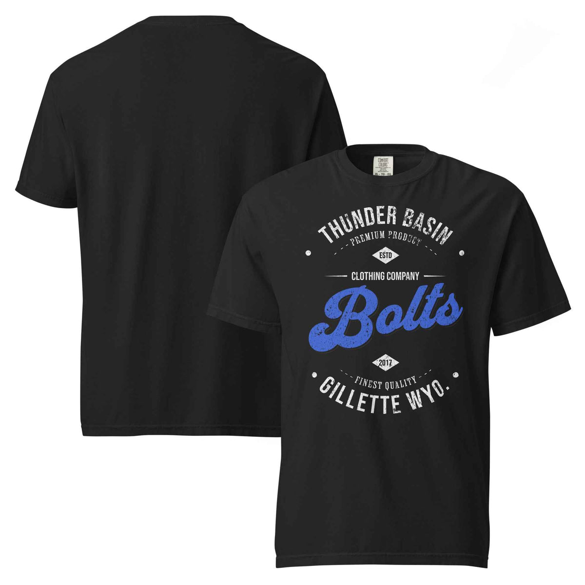 Thunder Basin Bolts Vintage Tshirt Gillette Wyoming High School Gear
