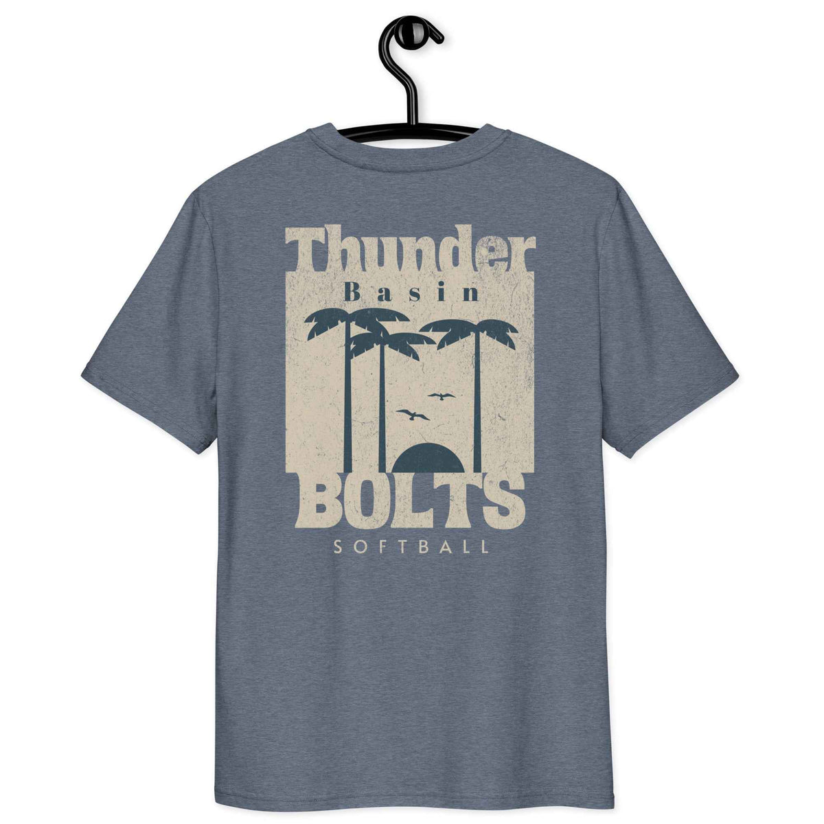 Thunder Basin Bolts Softball Beach Organic Tshirt