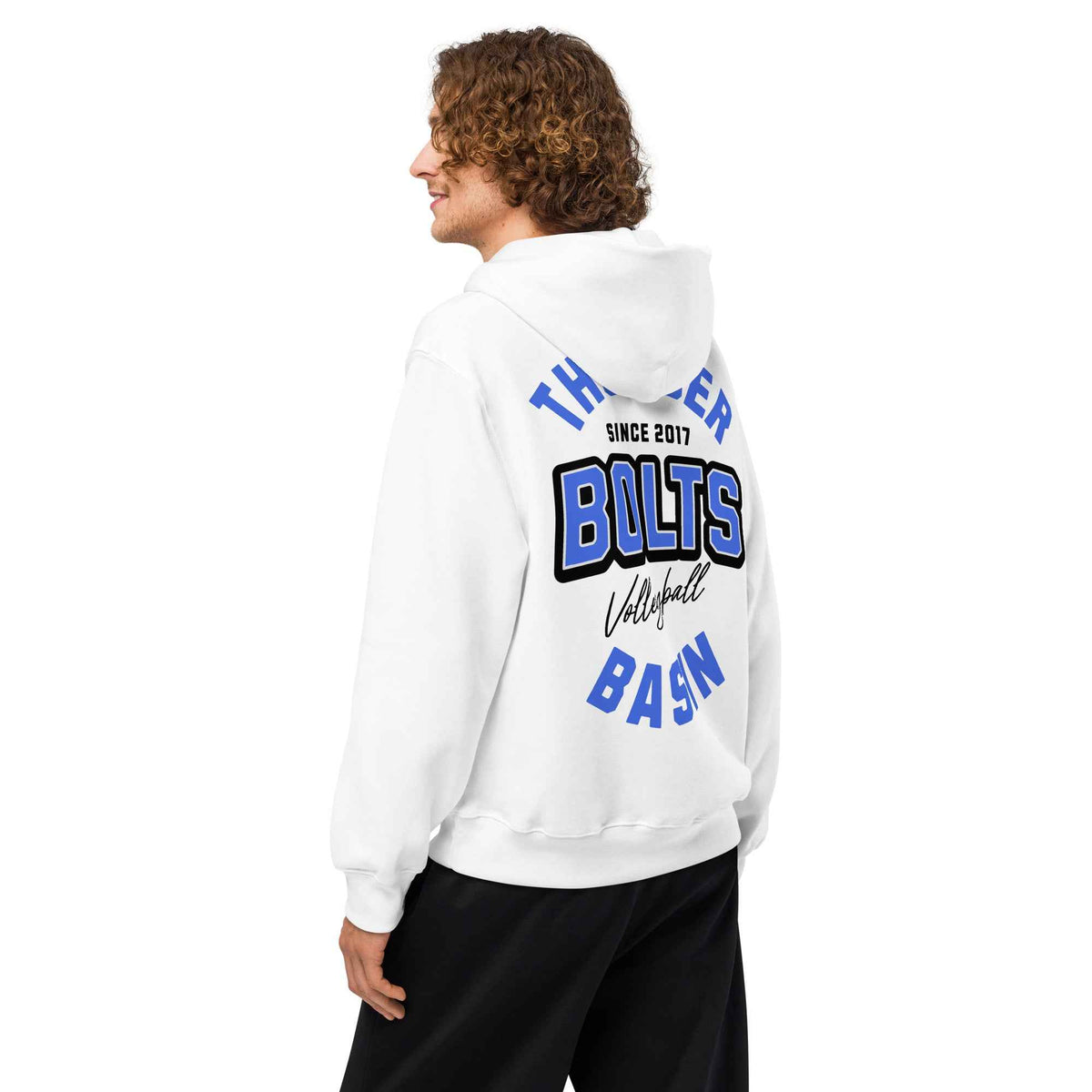 Thunder Basin Bolts Volleyball Oversized heavyweight hoodie