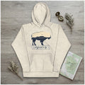 Rustic Gillette Wyoming Oatmeal Hoodie
